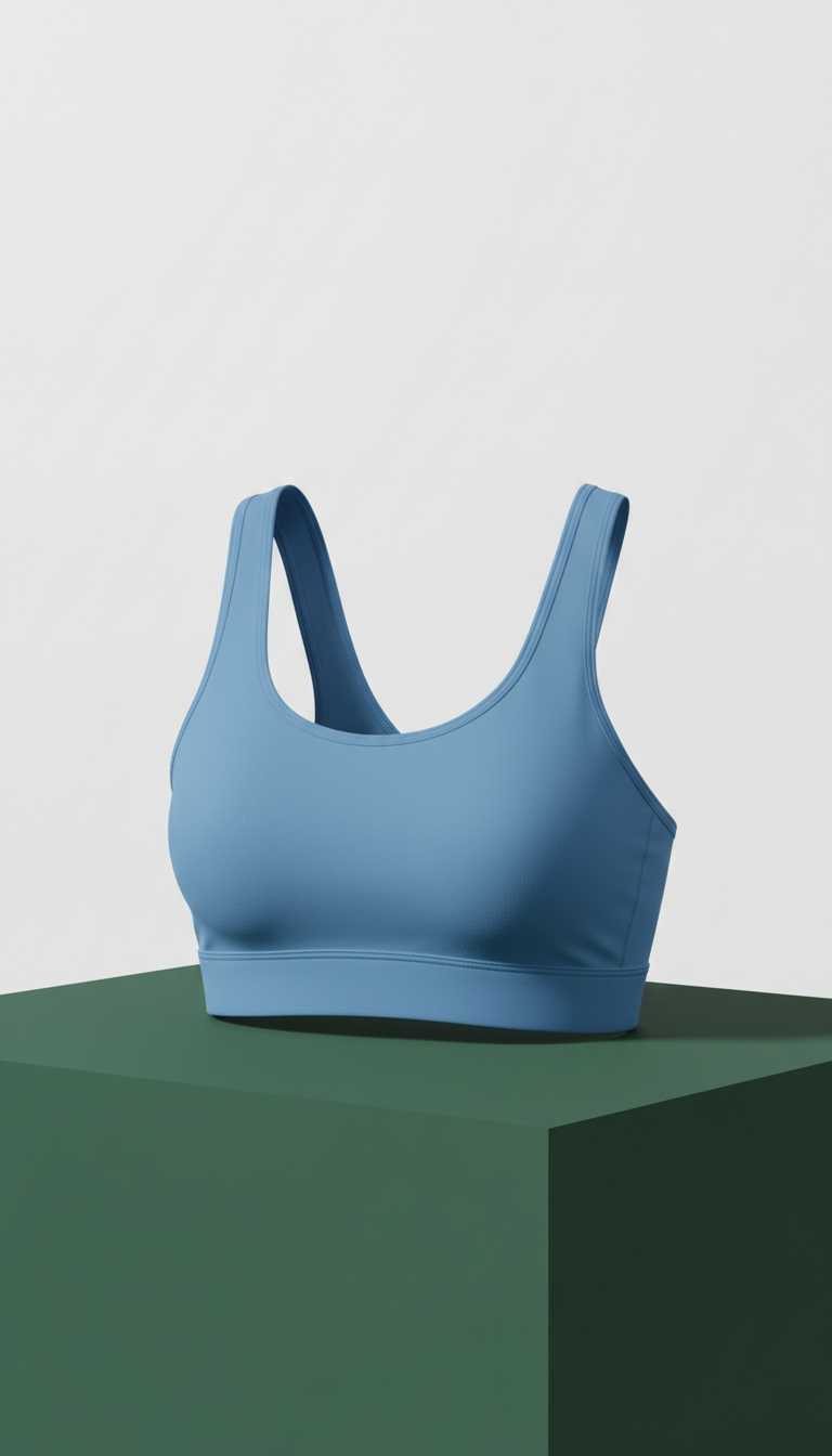Neon Palm Racerback Sports Bra