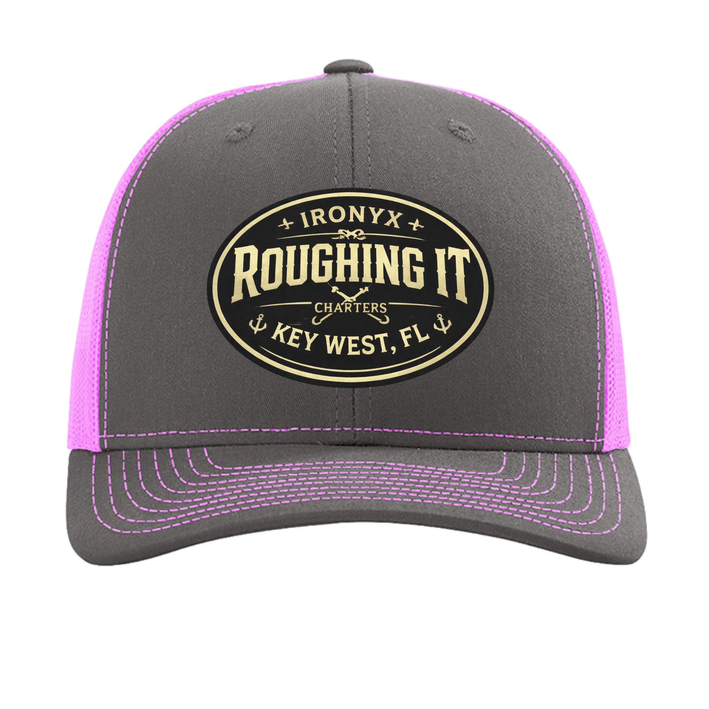 Charcoal/ Neon Pink - FRONT