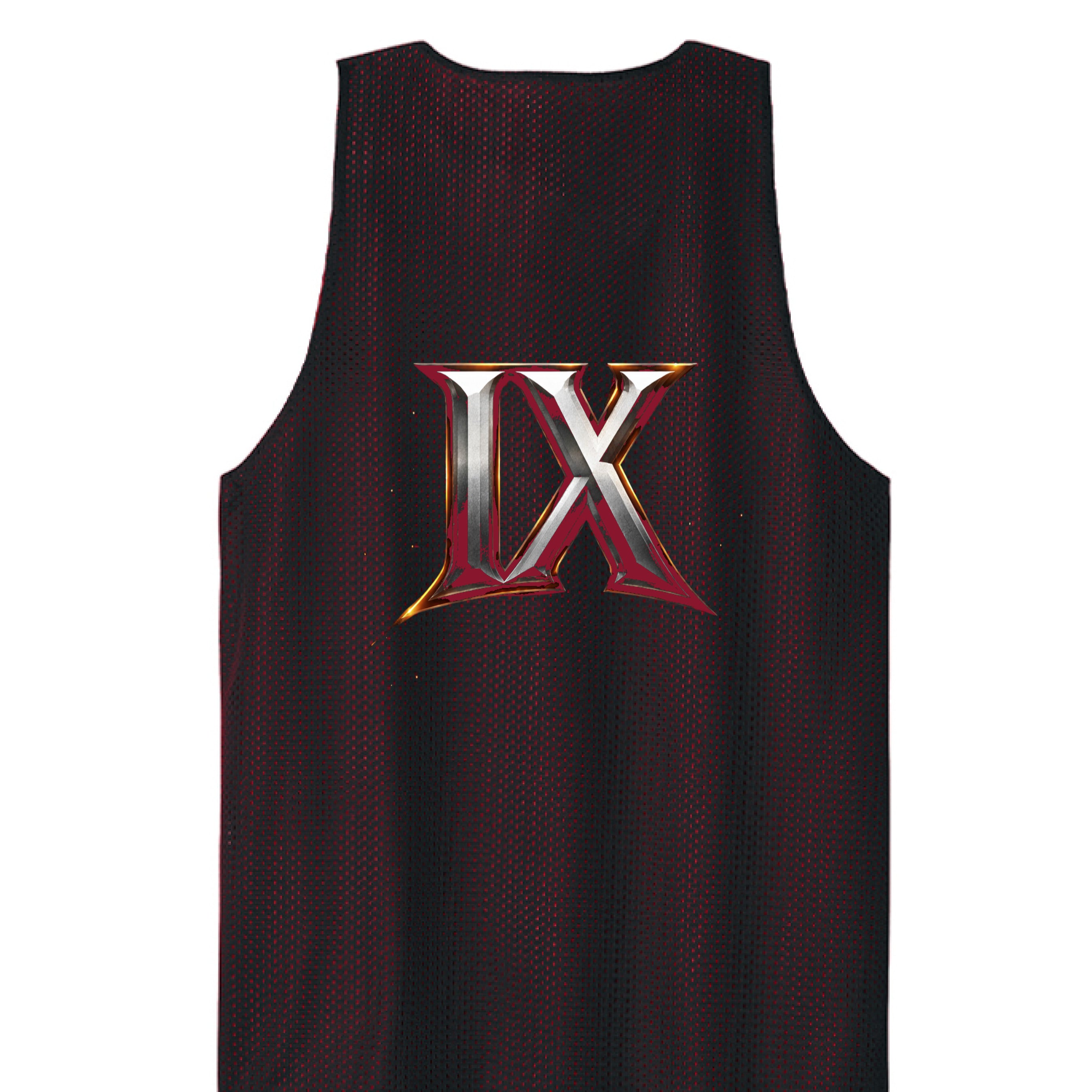 Black/ Deep Red - BACK
