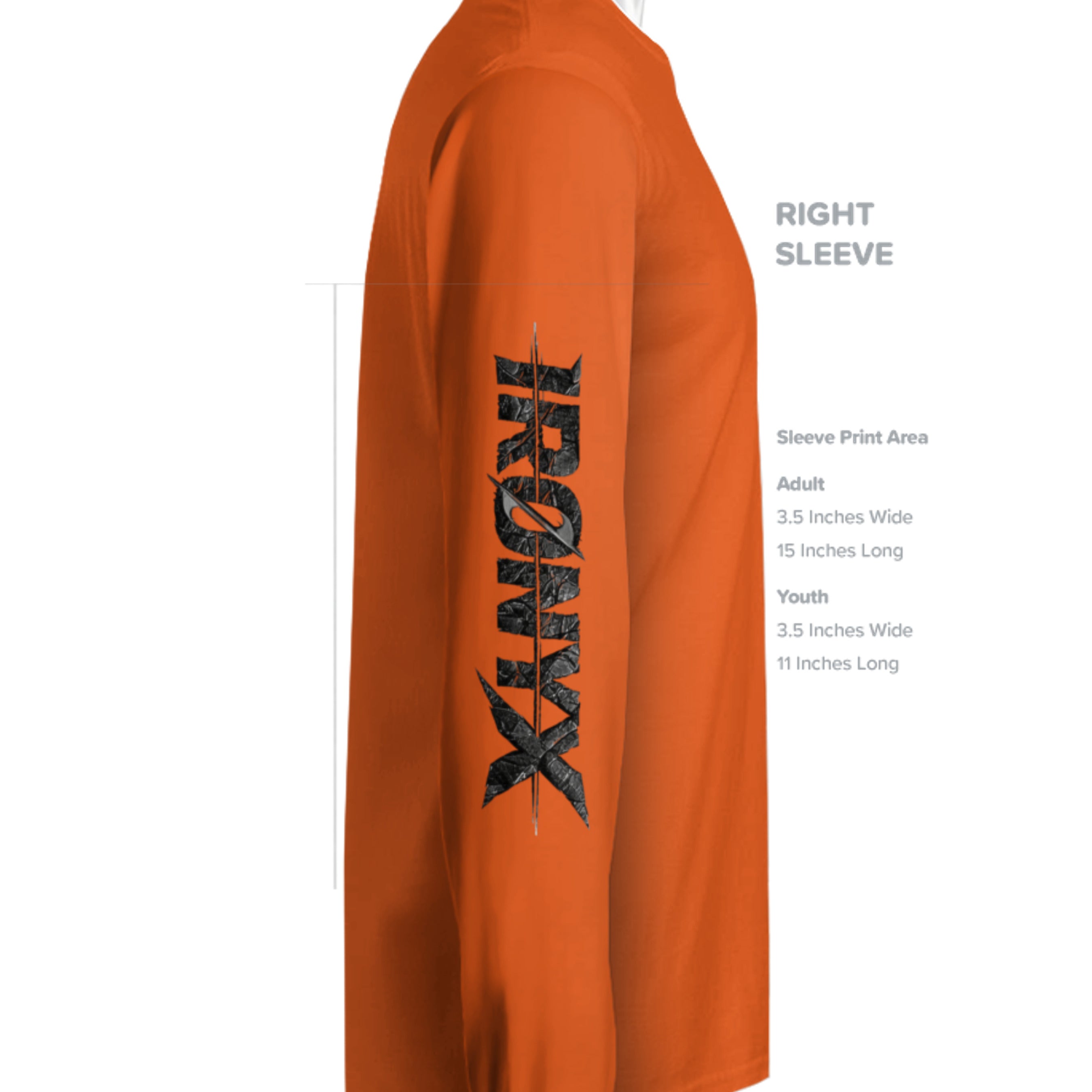 ATHLETIC ORANGE - N3165 - SLEEVE_RIGHT