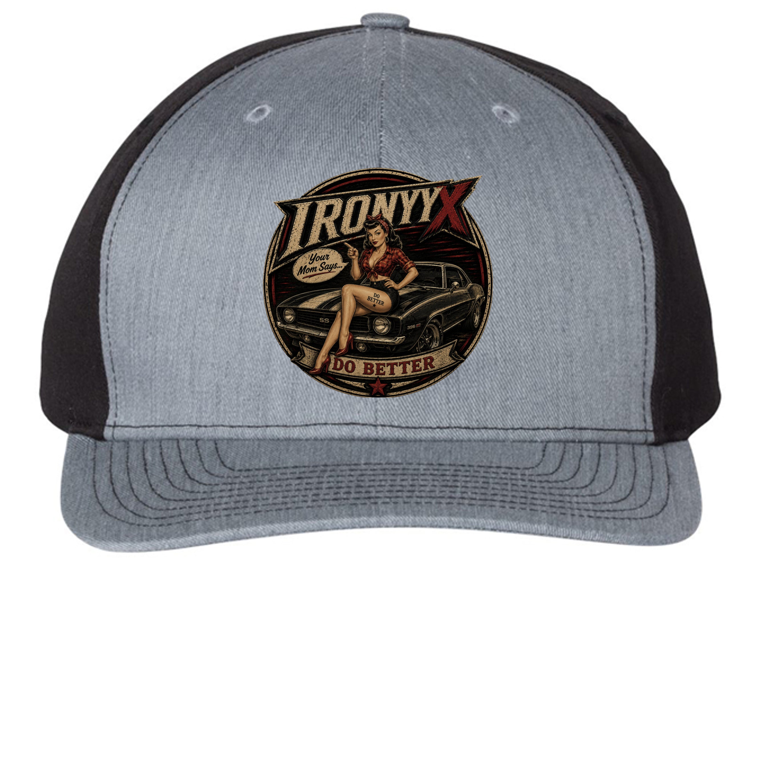 Heather Grey/ Black - 312 - FRONT
