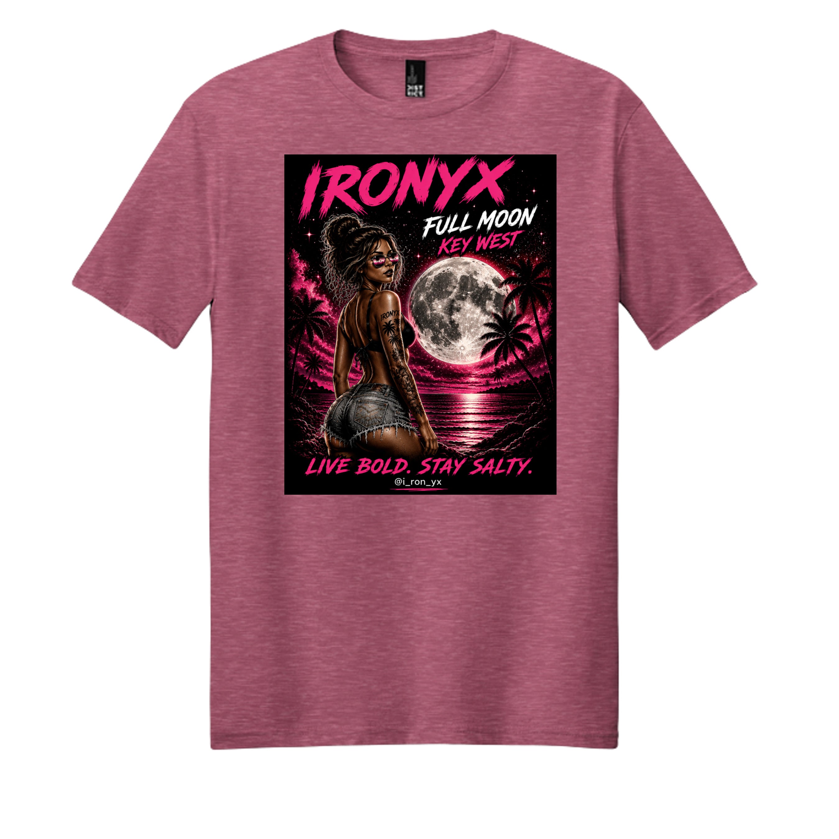Awareness Pink Heather - DM108 - FRONT